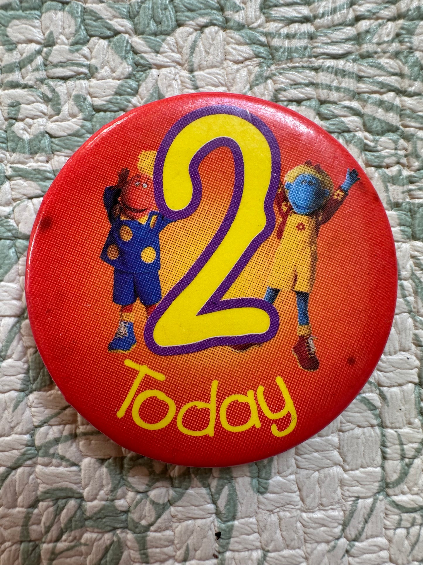Vintage Tweenies birthday badge