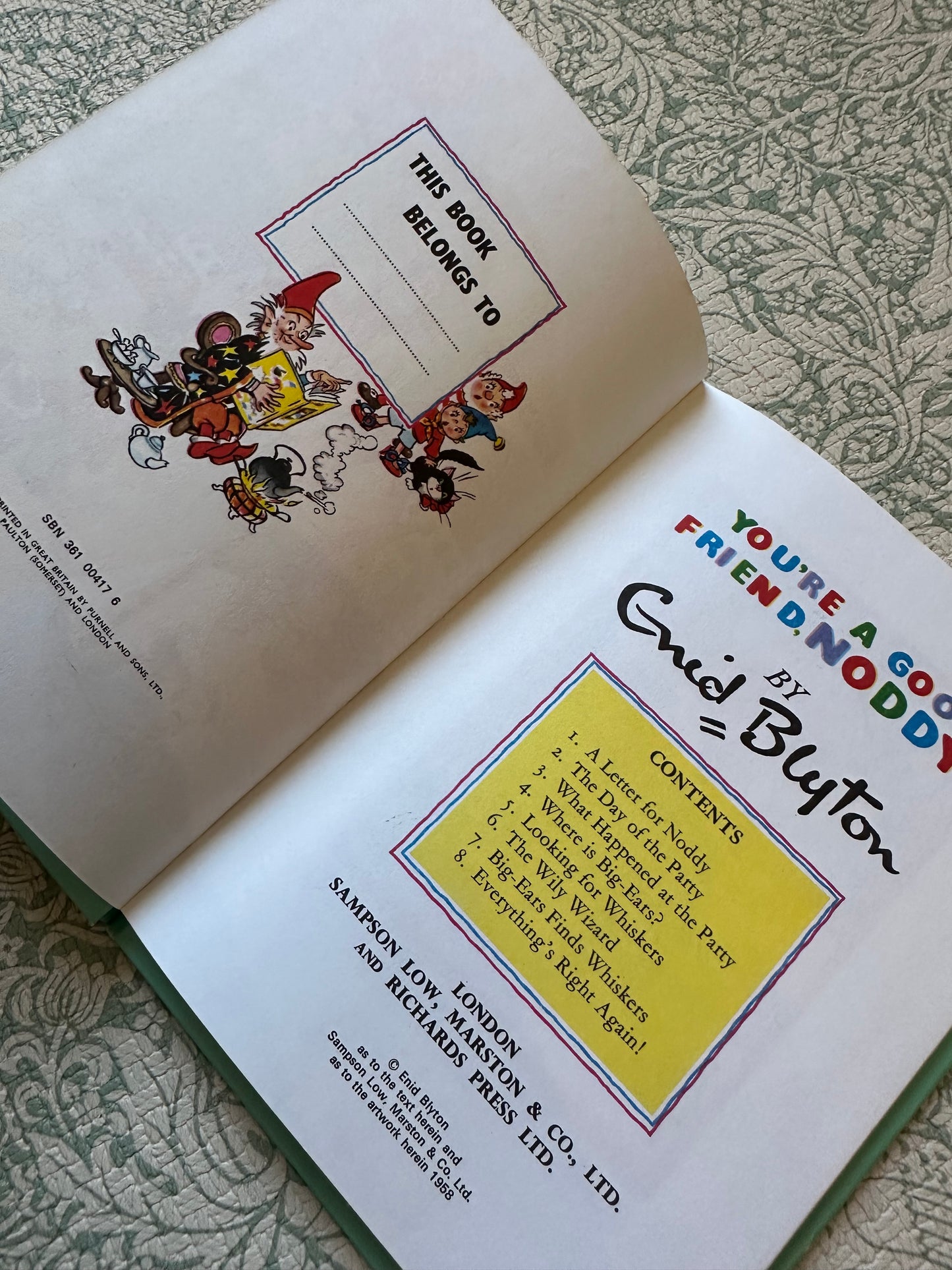 Vintage ‘You’re a Good Friend Noddy!’ Book