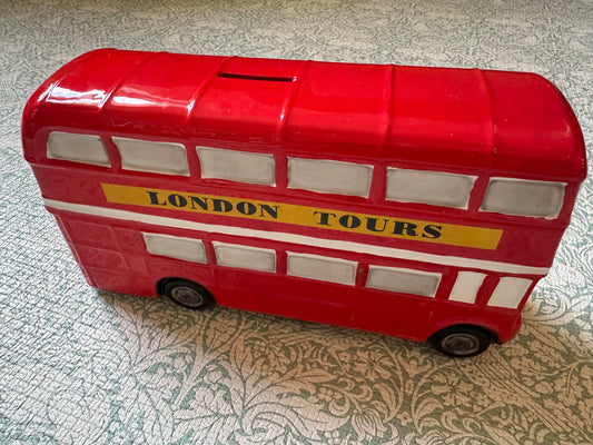 London bus money box