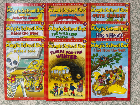 The Magic School Bus book bundle x9
