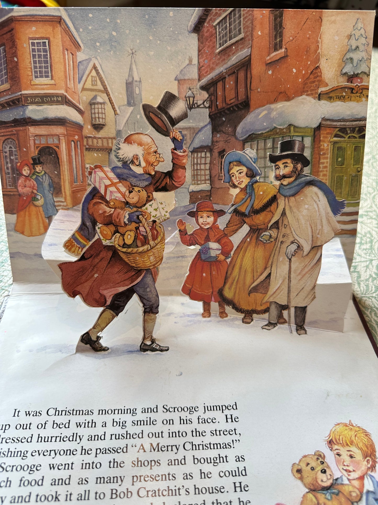 Vintage ‘A Christmas Carol’ pop up book