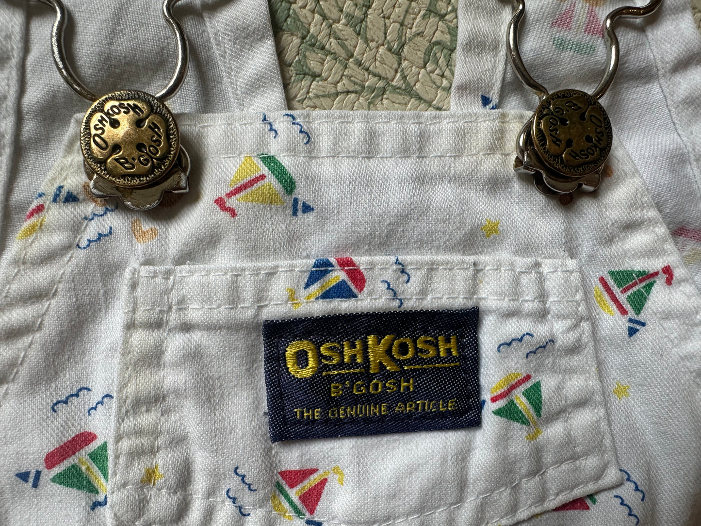 Oshkosh shortalls 12 months