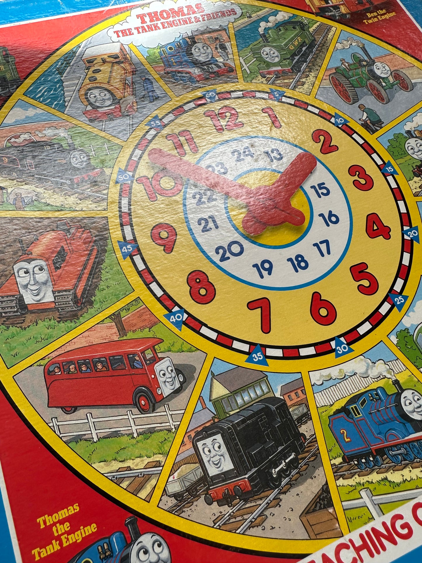Vintage Thomas teaching clock puzzle