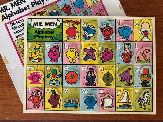 Vintage Mr. Men puzzle