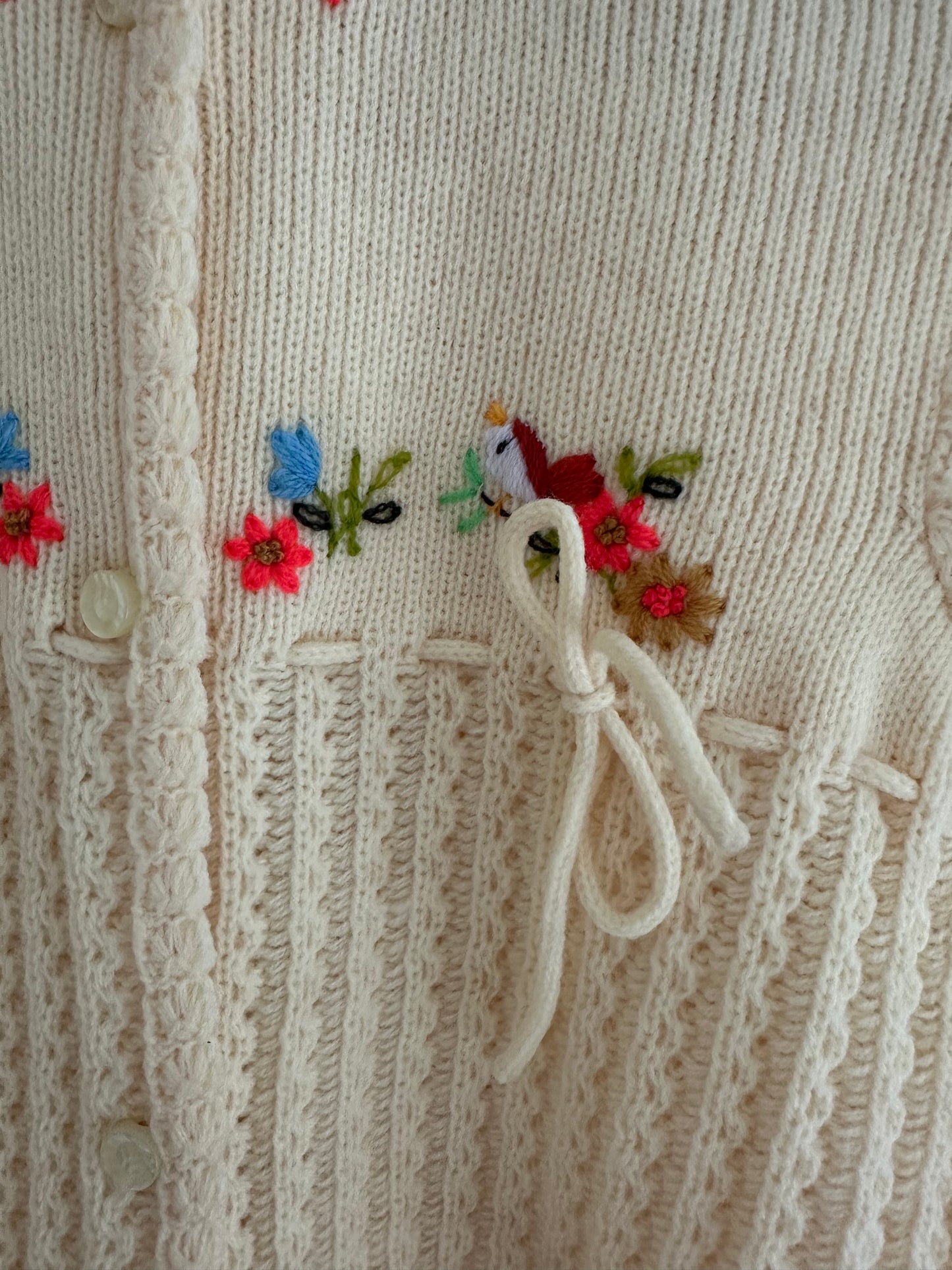 Knitted night gown 12 months