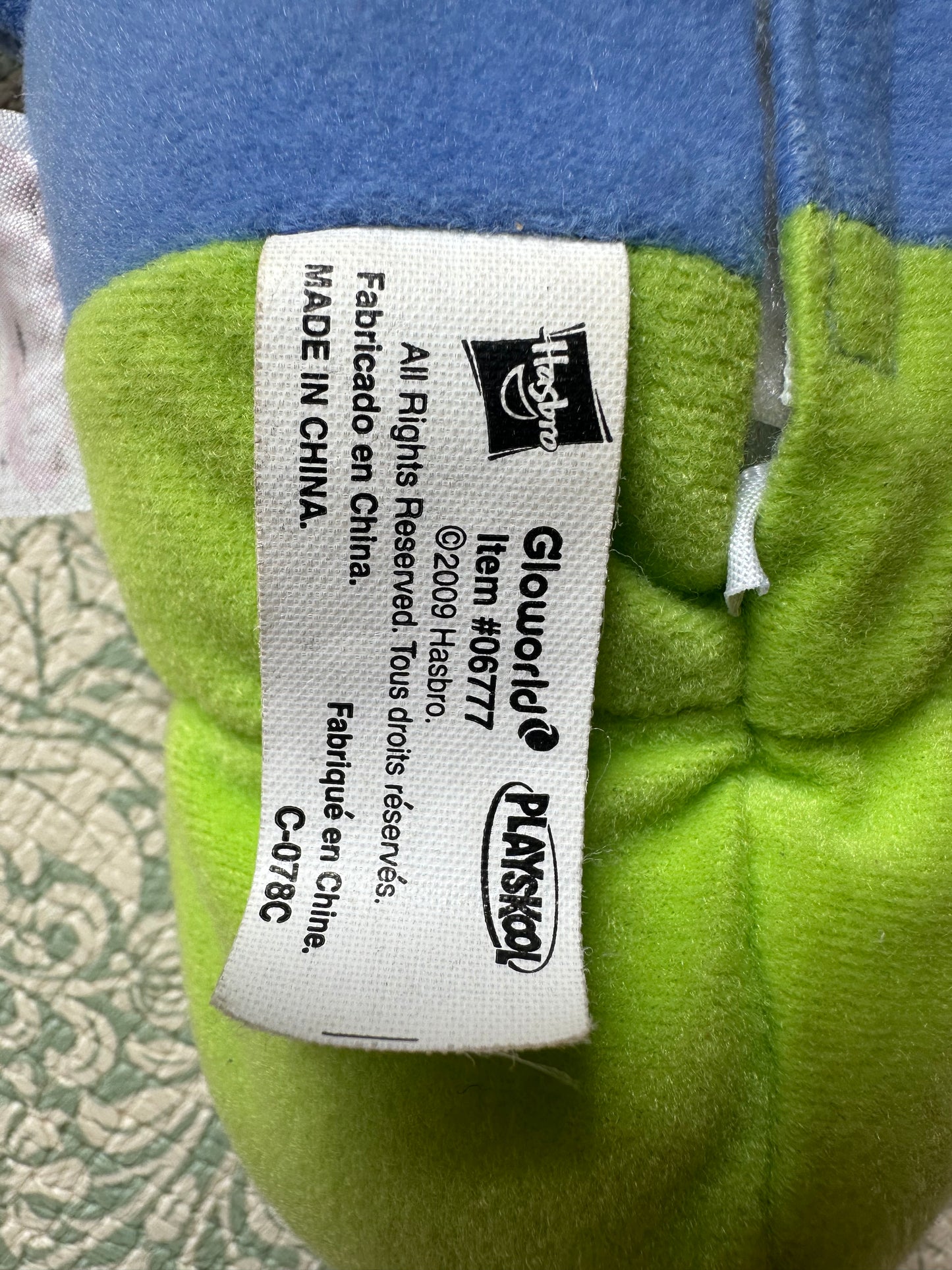 Hasbro Playskool gloworm toy