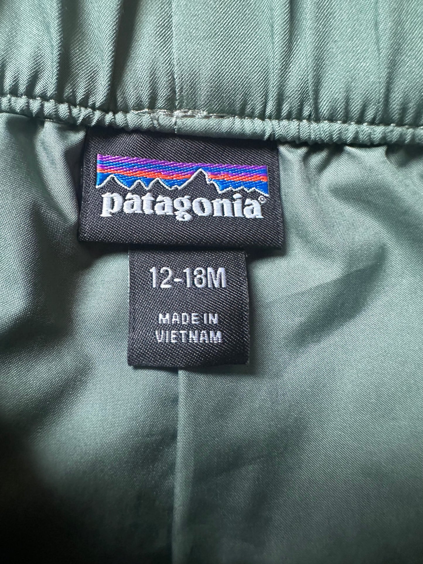 Patagonia trousers 12-18 months