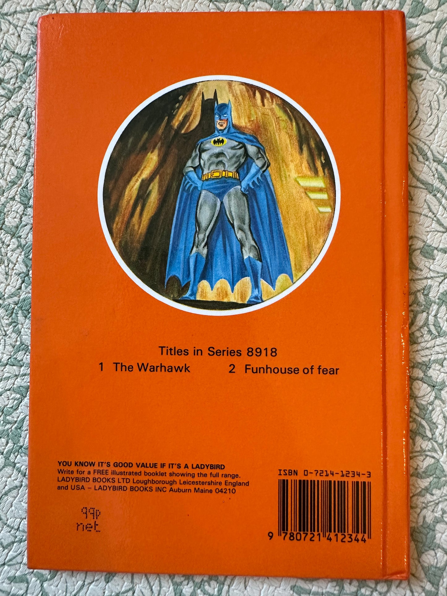 Vintage Ladybird Batman ‘The Warhawk’ book