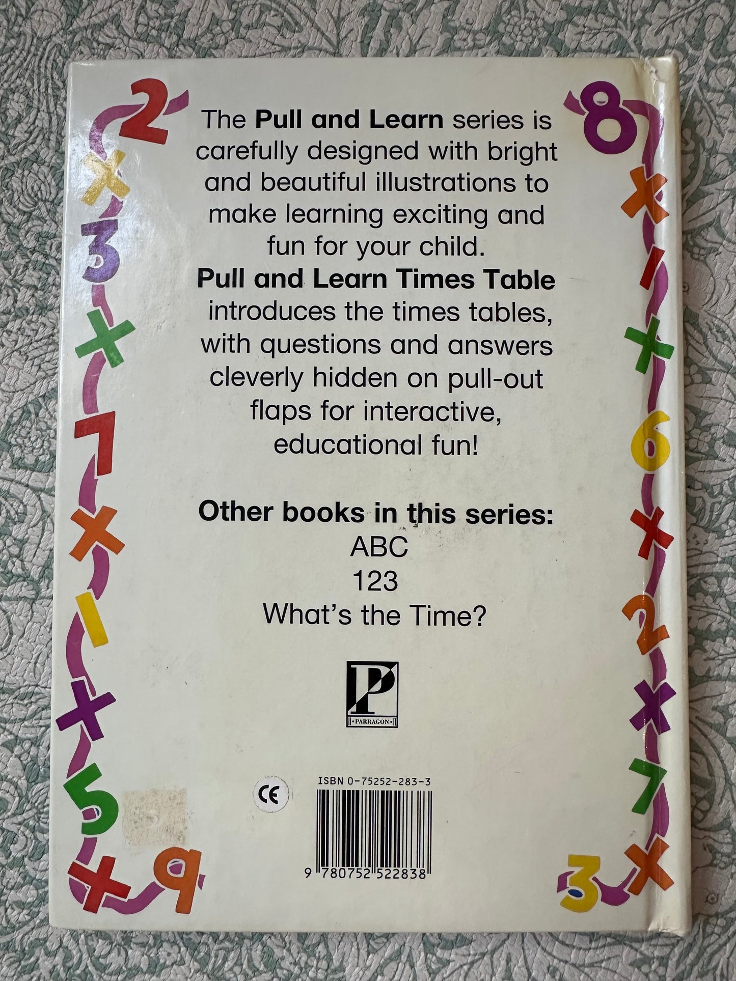 Vintage ‘Times Table’ pull and learn book