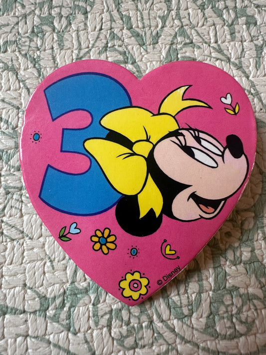 Minnie Mouse 3 badge