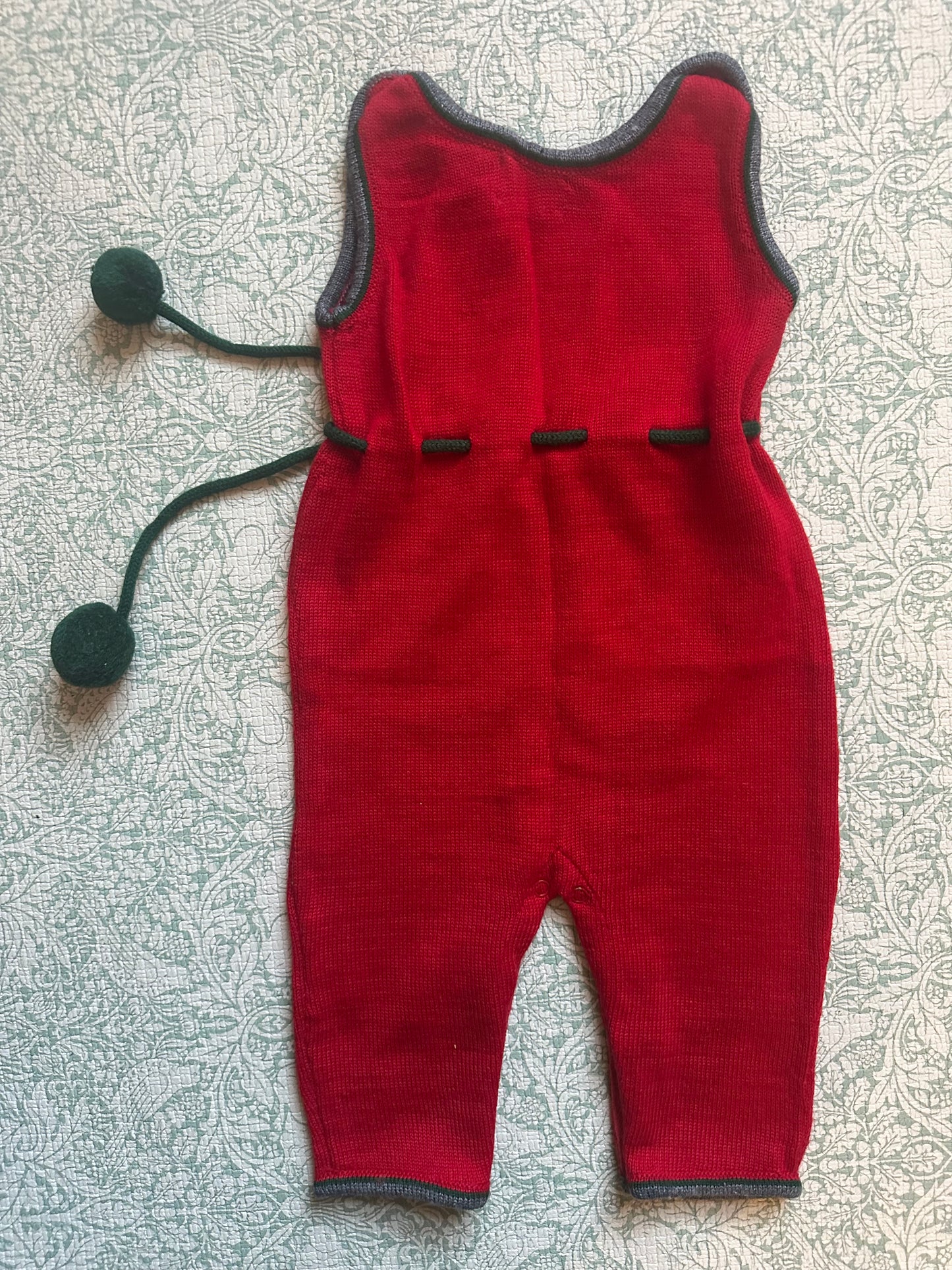 Knitted cardigan and overalls set 6 months
