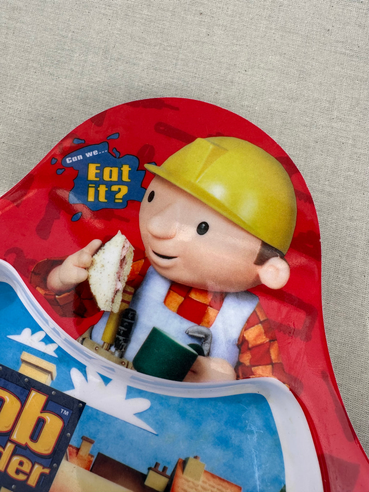 Bob the Builder plate