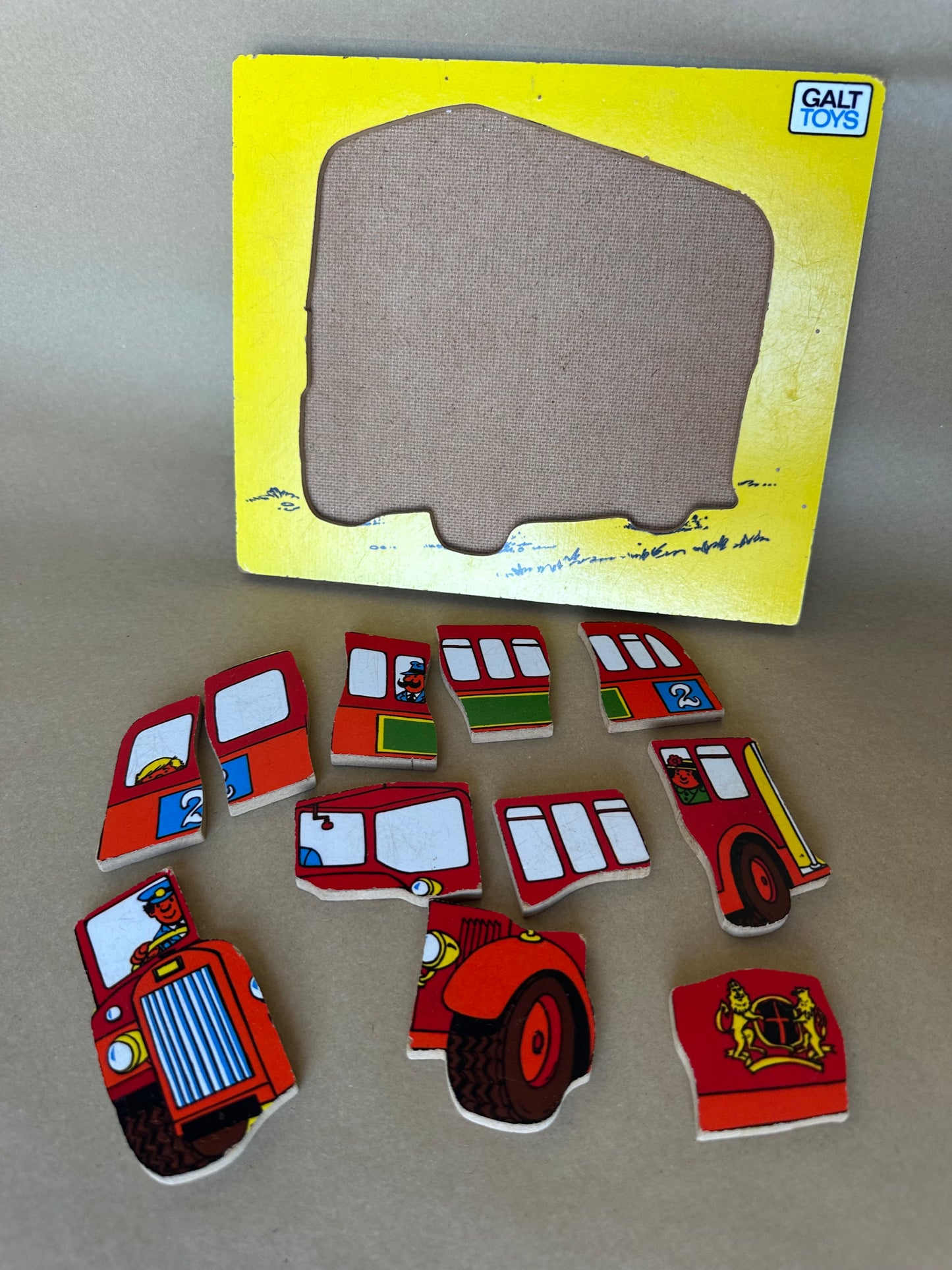 Vintage wooden puzzle