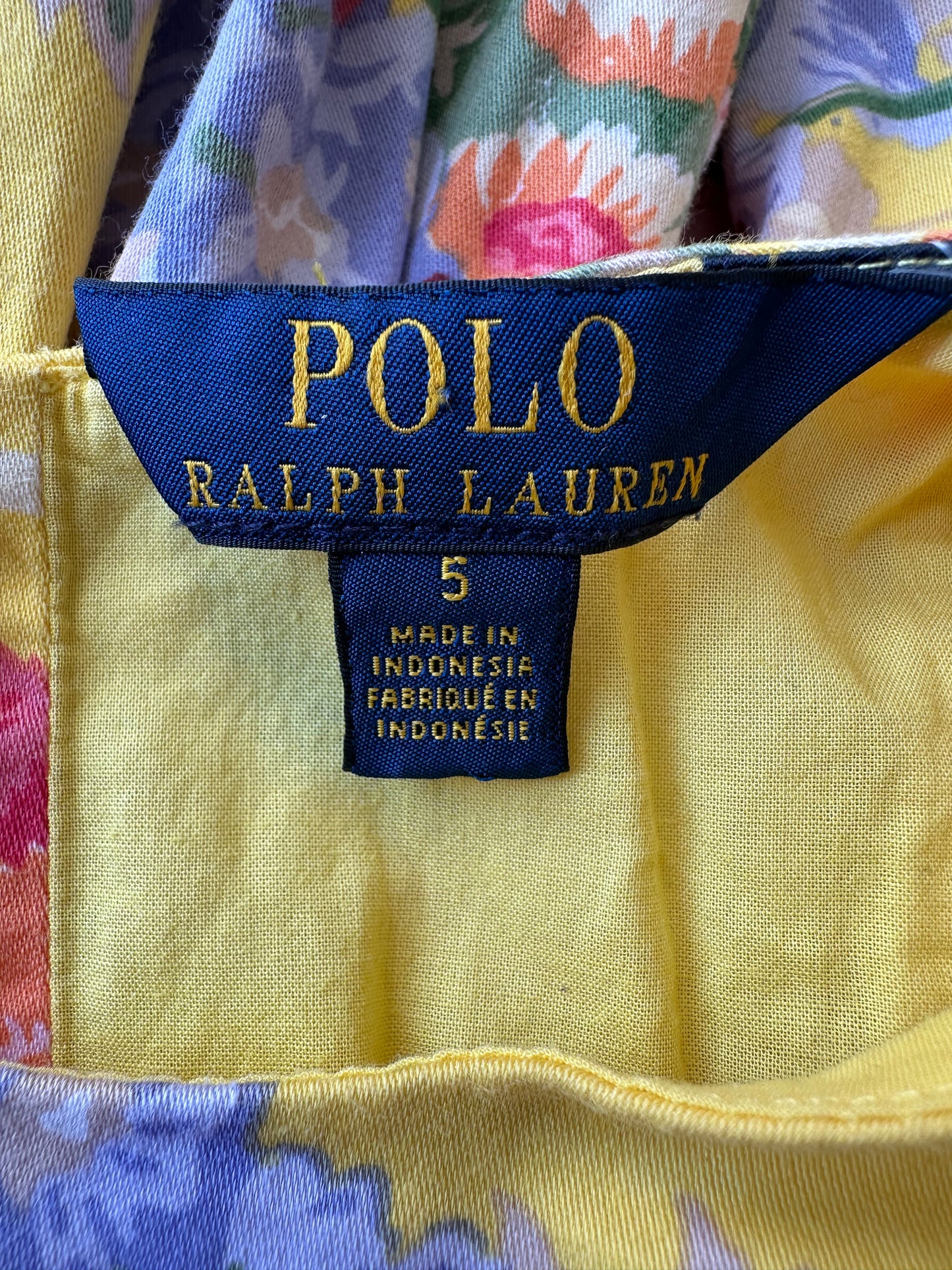 Polo Ralph Lauren dress 5 years