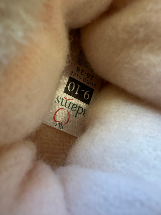 Vintage Adam’s Kids teddy slippers UK 9-10