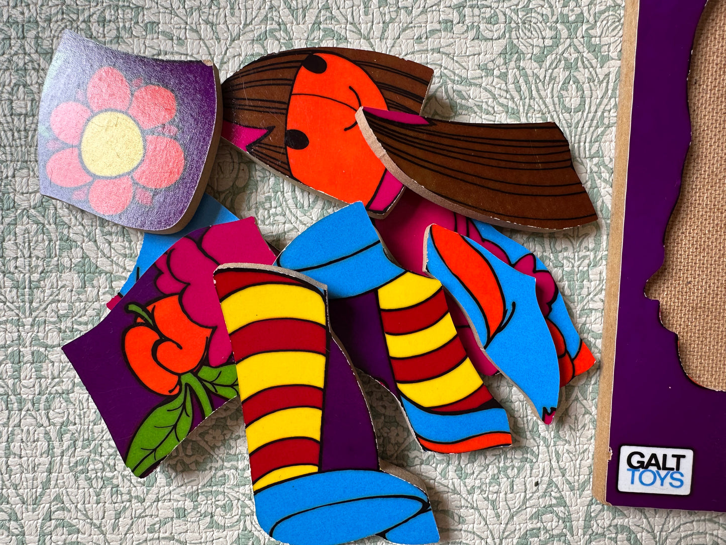 Vintage wooden puzzle