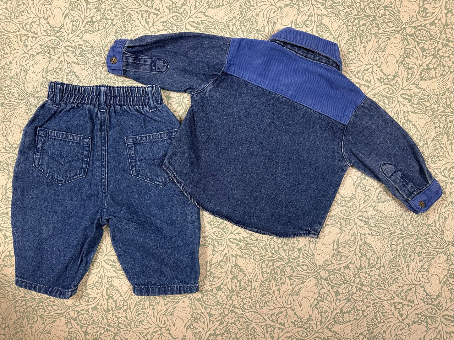 Mother Care denim set 0-3 months
