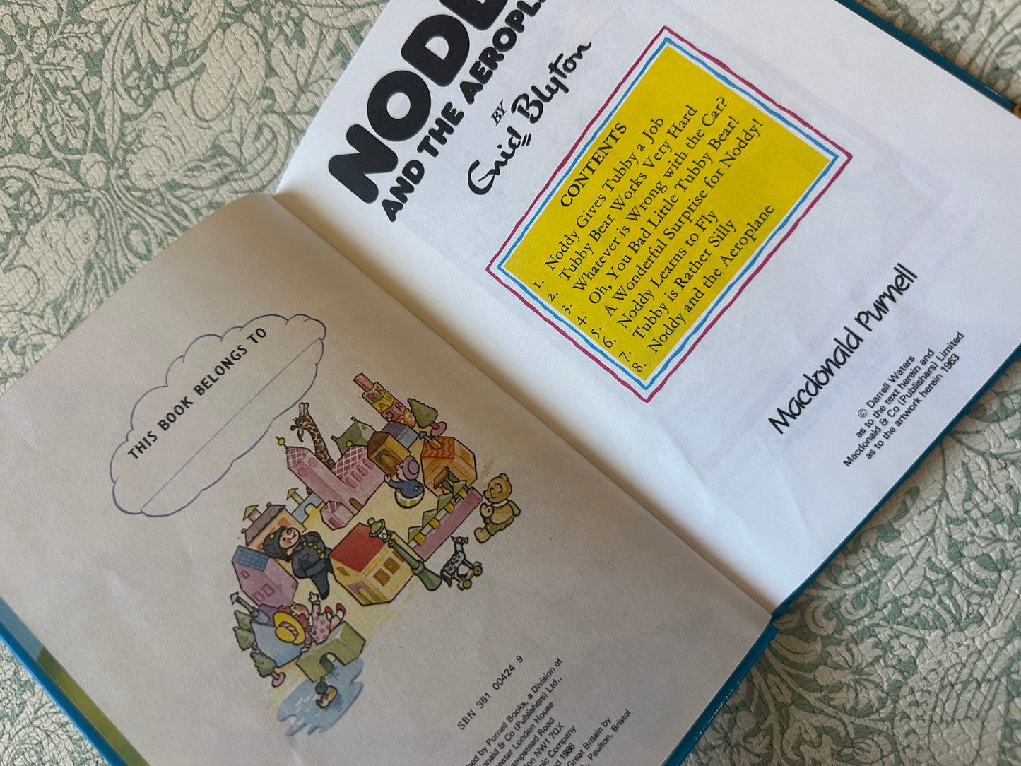 Vintage ‘Noddy and the Aeroplane’ book