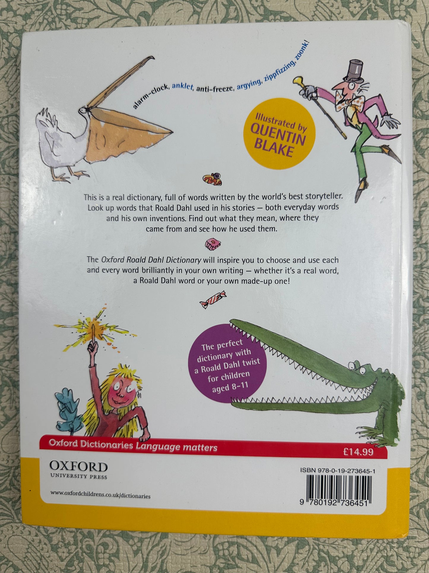 Road Dahl Oxford Dictionary