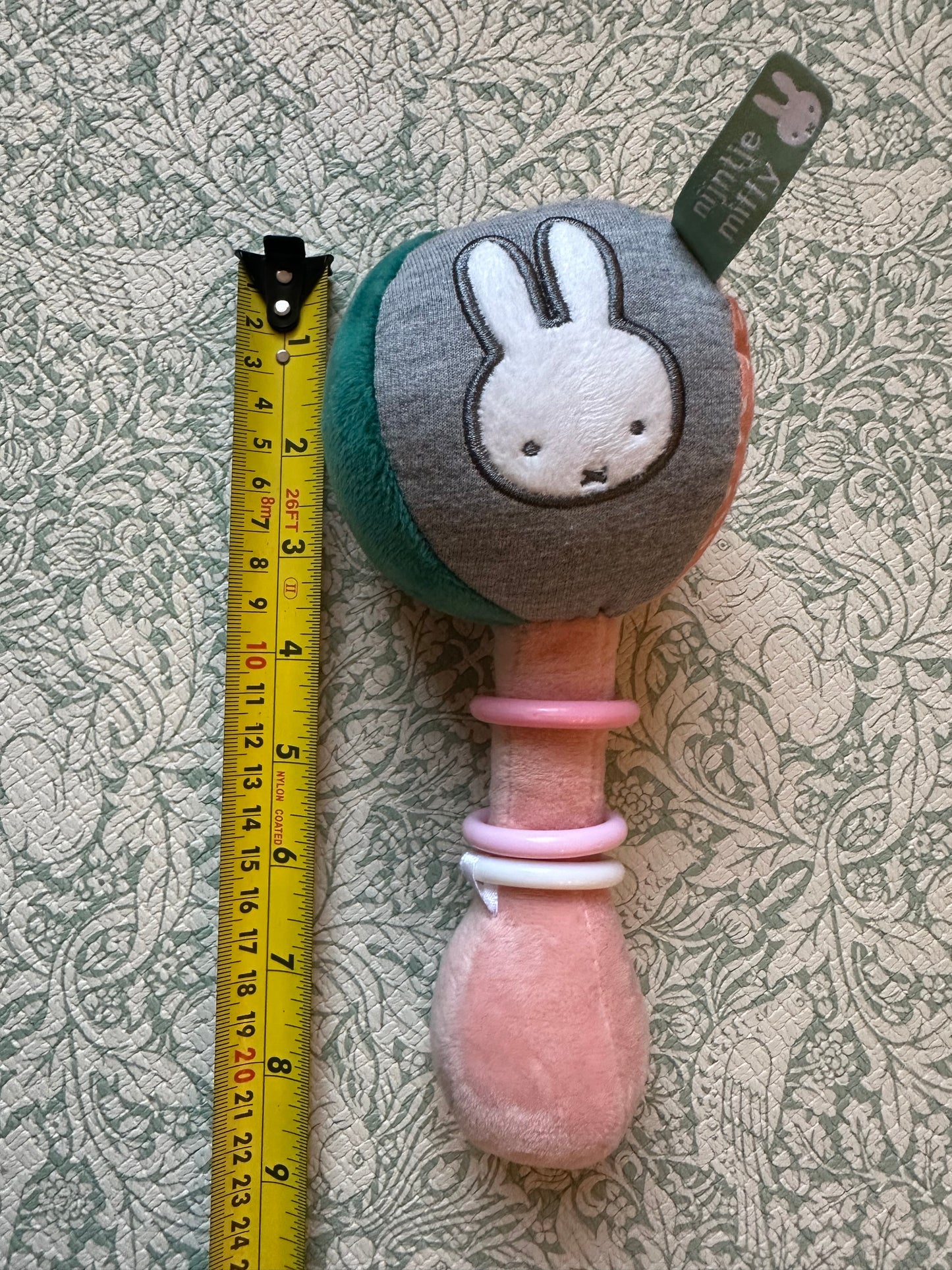 Miffy plush rattle