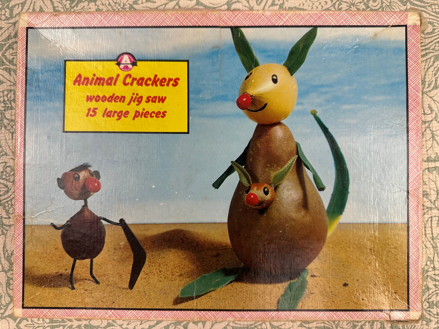 Vintage wooden puzzle