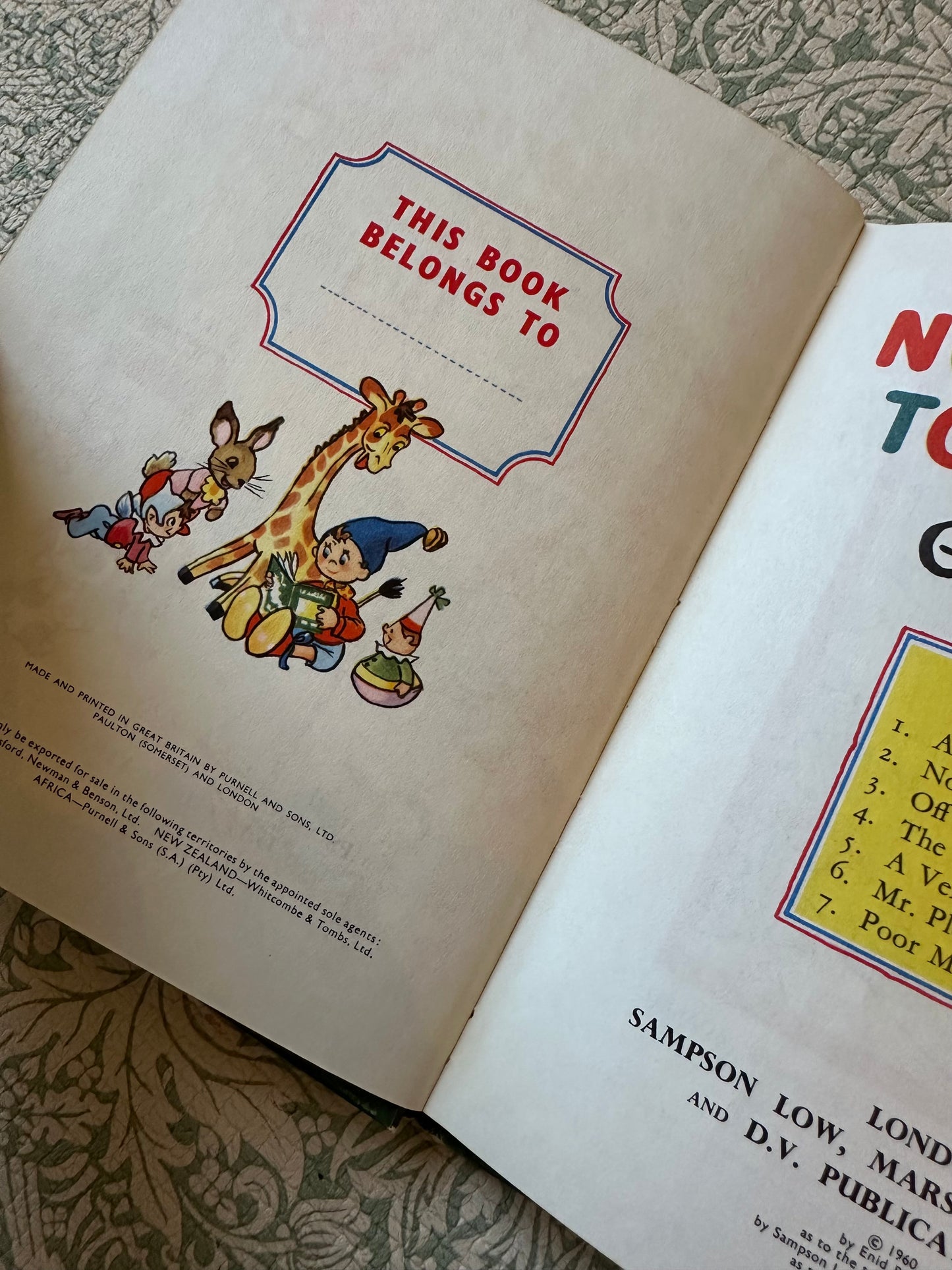 Vintage ‘Noddy Goes to the Fair’ book