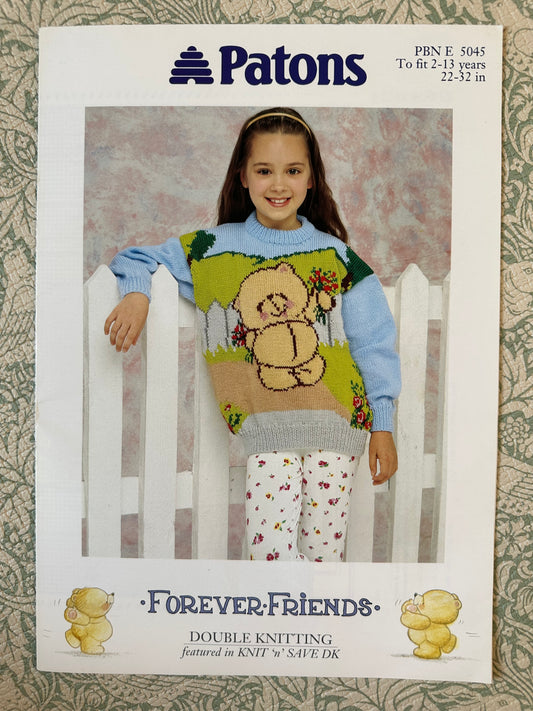 Forever Friends jumper knitting pattern