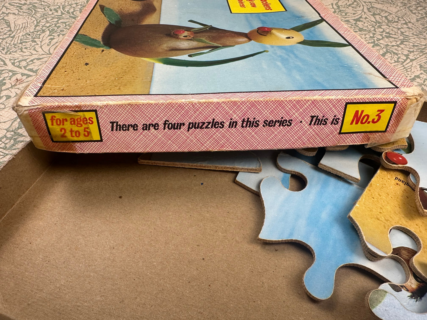 Vintage wooden puzzle