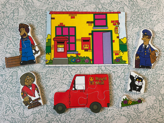 Vintage Postman Pat puzzles