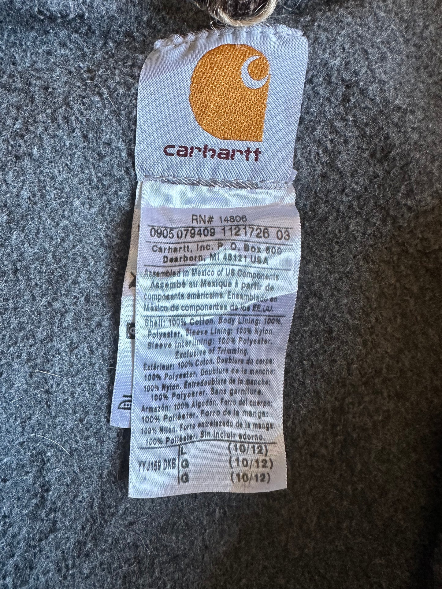Carhartt Active jacket 10-12